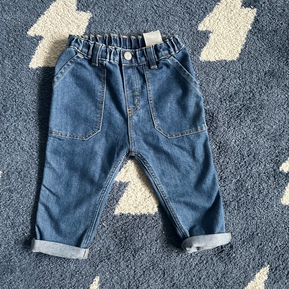 H&M Denim Baby Jeans with Elastic Waist
